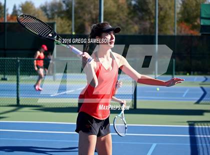 Thumbnail 3 in Monte Vista vs Oakland Tech (CIF NorCal Regional Team Tennis Championships) photogallery.