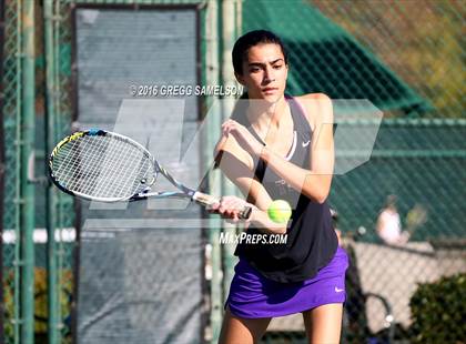 Thumbnail 2 in Monte Vista vs Oakland Tech (CIF NorCal Regional Team Tennis Championships) photogallery.