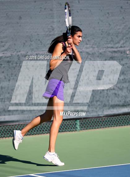 Thumbnail 2 in Monte Vista vs Oakland Tech (CIF NorCal Regional Team Tennis Championships) photogallery.