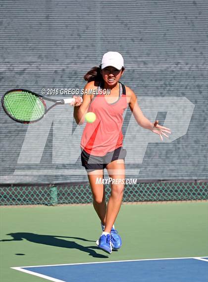Thumbnail 3 in Monte Vista vs Oakland Tech (CIF NorCal Regional Team Tennis Championships) photogallery.