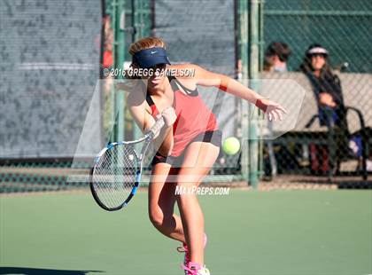 Thumbnail 3 in Monte Vista vs Oakland Tech (CIF NorCal Regional Team Tennis Championships) photogallery.