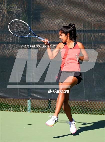 Thumbnail 2 in Monte Vista vs Oakland Tech (CIF NorCal Regional Team Tennis Championships) photogallery.