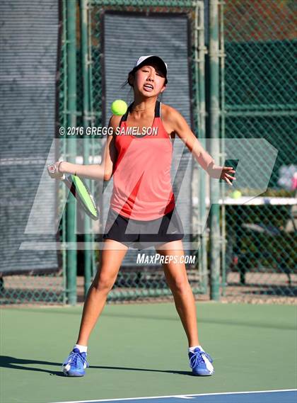 Thumbnail 1 in Monte Vista vs Oakland Tech (CIF NorCal Regional Team Tennis Championships) photogallery.