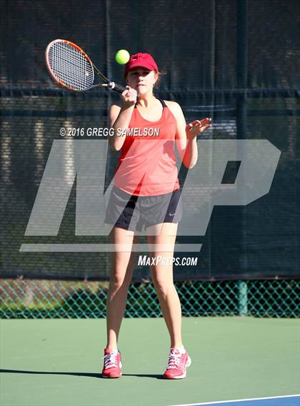 Thumbnail 2 in Monte Vista vs Oakland Tech (CIF NorCal Regional Team Tennis Championships) photogallery.