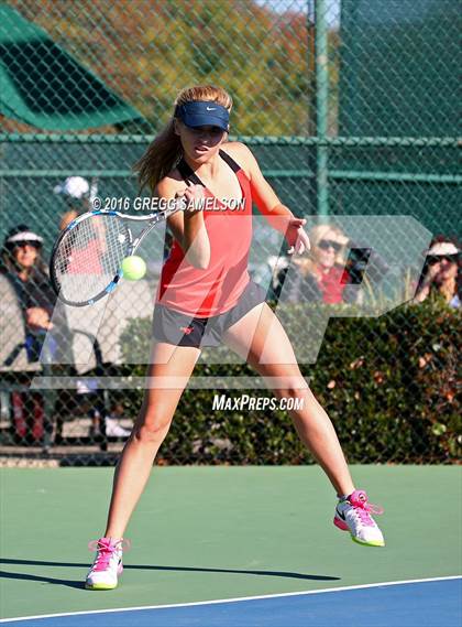 Thumbnail 3 in Monte Vista vs Oakland Tech (CIF NorCal Regional Team Tennis Championships) photogallery.