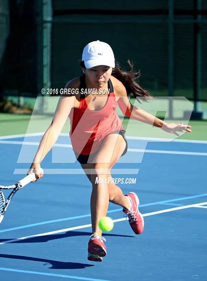Thumbnail 3 in Monte Vista vs Oakland Tech (CIF NorCal Regional Team Tennis Championships) photogallery.