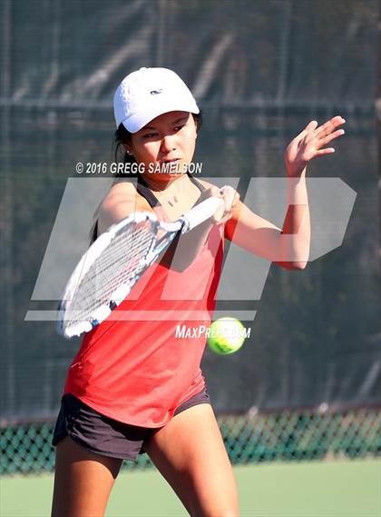 Thumbnail 3 in Monte Vista vs Oakland Tech (CIF NorCal Regional Team Tennis Championships) photogallery.