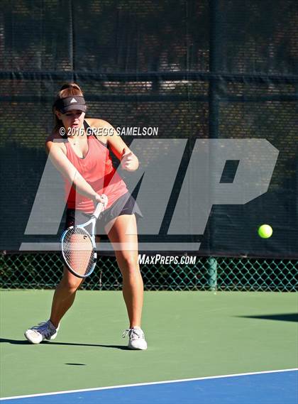 Thumbnail 3 in Monte Vista vs Oakland Tech (CIF NorCal Regional Team Tennis Championships) photogallery.