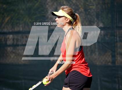 Thumbnail 3 in Monte Vista vs Oakland Tech (CIF NorCal Regional Team Tennis Championships) photogallery.