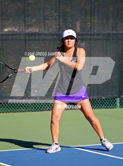 Thumbnail 3 in Monte Vista vs Oakland Tech (CIF NorCal Regional Team Tennis Championships) photogallery.