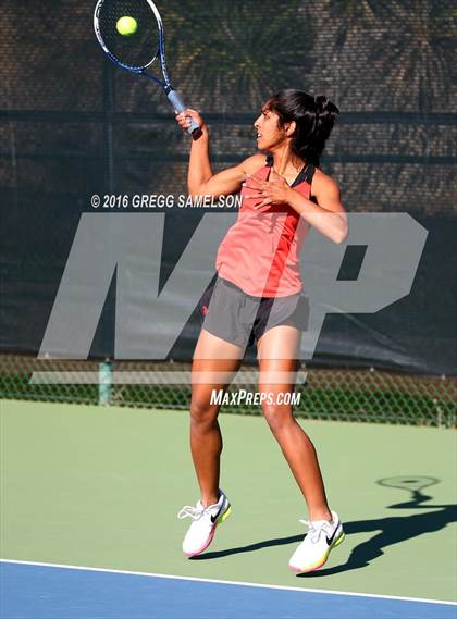 Thumbnail 3 in Monte Vista vs Oakland Tech (CIF NorCal Regional Team Tennis Championships) photogallery.
