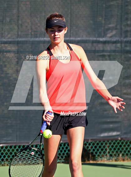 Thumbnail 2 in Monte Vista vs Oakland Tech (CIF NorCal Regional Team Tennis Championships) photogallery.