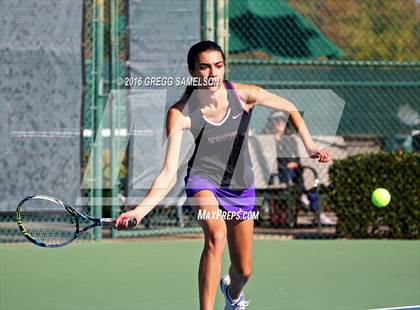 Thumbnail 2 in Monte Vista vs Oakland Tech (CIF NorCal Regional Team Tennis Championships) photogallery.