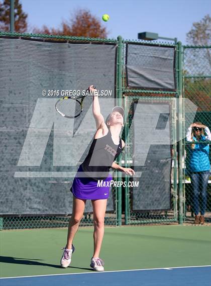 Thumbnail 2 in Monte Vista vs Oakland Tech (CIF NorCal Regional Team Tennis Championships) photogallery.