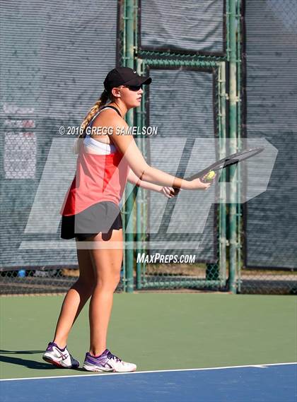Thumbnail 3 in Monte Vista vs Oakland Tech (CIF NorCal Regional Team Tennis Championships) photogallery.