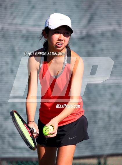 Thumbnail 3 in Monte Vista vs Oakland Tech (CIF NorCal Regional Team Tennis Championships) photogallery.