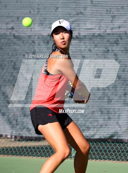Thumbnail 2 in Monte Vista vs Oakland Tech (CIF NorCal Regional Team Tennis Championships) photogallery.
