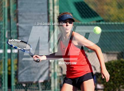Thumbnail 2 in Monte Vista vs Oakland Tech (CIF NorCal Regional Team Tennis Championships) photogallery.