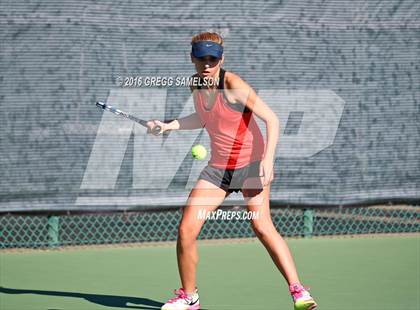 Thumbnail 2 in Monte Vista vs Oakland Tech (CIF NorCal Regional Team Tennis Championships) photogallery.