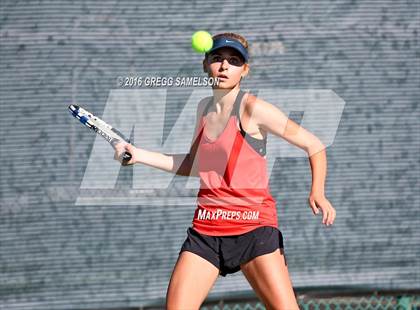 Thumbnail 2 in Monte Vista vs Oakland Tech (CIF NorCal Regional Team Tennis Championships) photogallery.