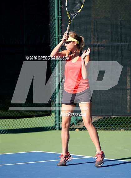 Thumbnail 3 in Monte Vista vs Oakland Tech (CIF NorCal Regional Team Tennis Championships) photogallery.