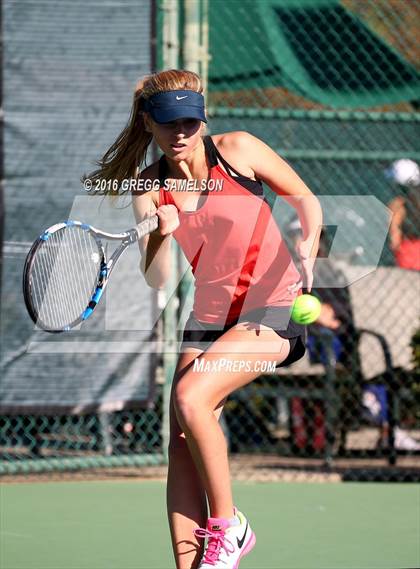 Thumbnail 3 in Monte Vista vs Oakland Tech (CIF NorCal Regional Team Tennis Championships) photogallery.