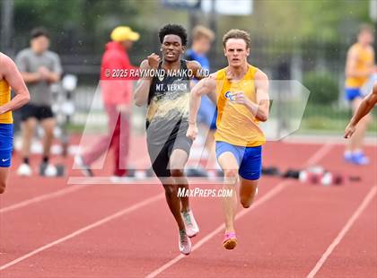 Thumbnail 2 in Noblesville Invitational (100 meter) photogallery.