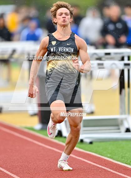 Thumbnail 1 in Noblesville Invitational (100 meter) photogallery.