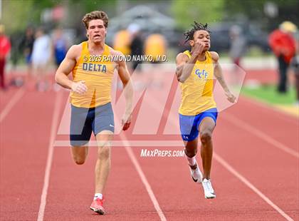 Thumbnail 3 in Noblesville Invitational (100 meter) photogallery.