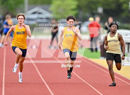 Thumbnail 2 in Noblesville Invitational (100 meter) photogallery.