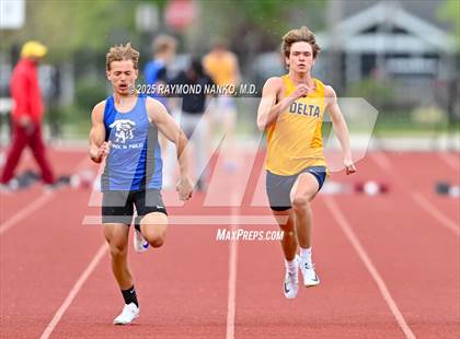 Thumbnail 3 in Noblesville Invitational (100 meter) photogallery.