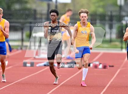 Thumbnail 3 in Noblesville Invitational (100 meter) photogallery.