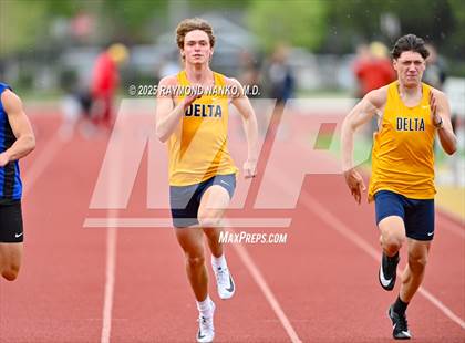 Thumbnail 1 in Noblesville Invitational (100 meter) photogallery.