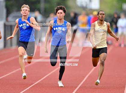 Thumbnail 1 in Noblesville Invitational (100 meter) photogallery.