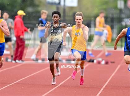 Thumbnail 1 in Noblesville Invitational (100 meter) photogallery.
