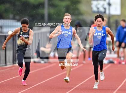 Thumbnail 3 in Noblesville Invitational (100 meter) photogallery.