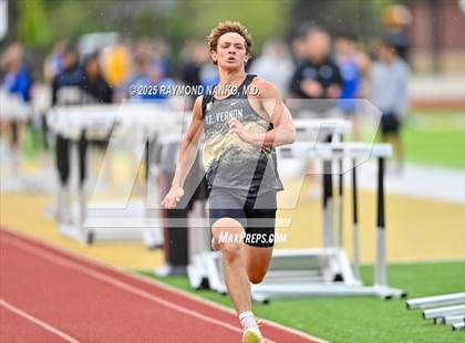 Thumbnail 1 in Noblesville Invitational (100 meter) photogallery.
