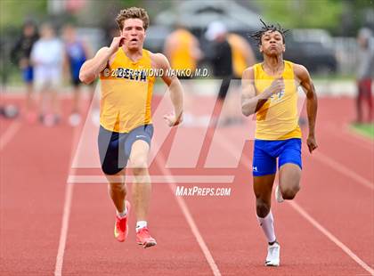 Thumbnail 1 in Noblesville Invitational (100 meter) photogallery.