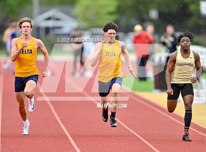 Thumbnail 2 in Noblesville Invitational (100 meter) photogallery.