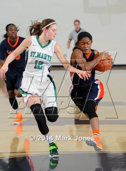 Thumbnail 2 in St. Mary's vs Blackman (Nike Tournament of Champions) photogallery.