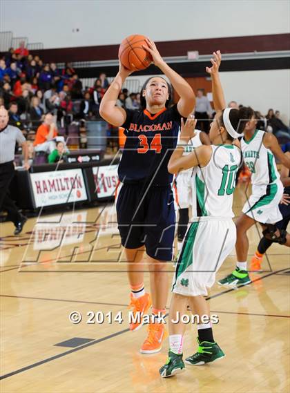 Thumbnail 3 in St. Mary's vs Blackman (Nike Tournament of Champions) photogallery.