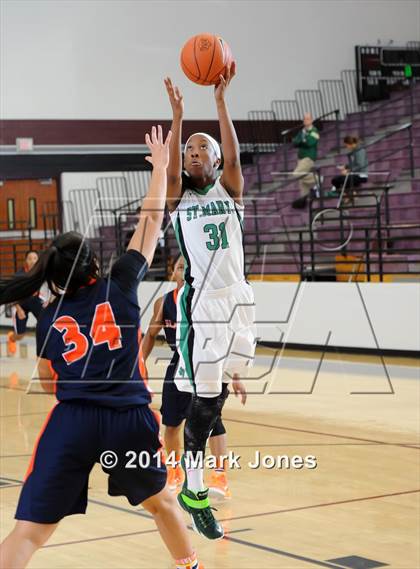Thumbnail 2 in St. Mary's vs Blackman (Nike Tournament of Champions) photogallery.