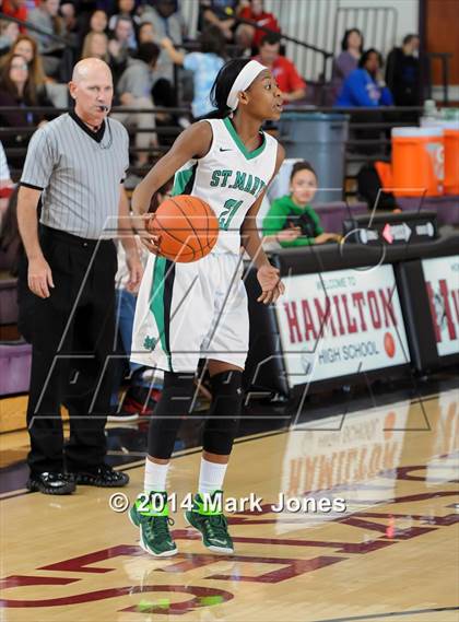 Thumbnail 3 in St. Mary's vs Blackman (Nike Tournament of Champions) photogallery.