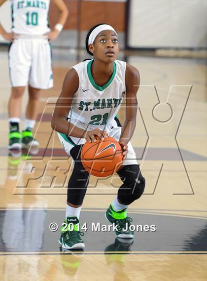 Thumbnail 2 in St. Mary's vs Blackman (Nike Tournament of Champions) photogallery.