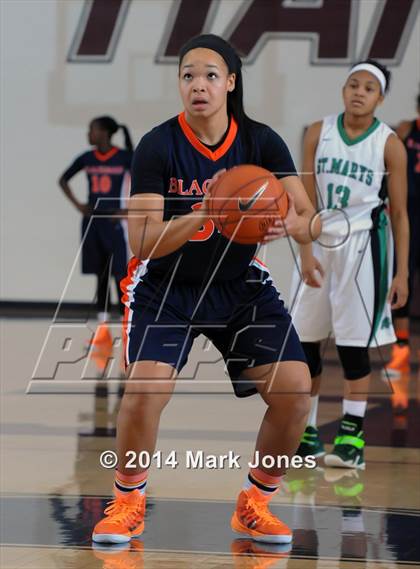 Thumbnail 2 in St. Mary's vs Blackman (Nike Tournament of Champions) photogallery.
