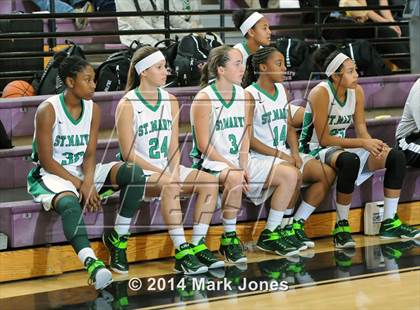 Thumbnail 2 in St. Mary's vs Blackman (Nike Tournament of Champions) photogallery.