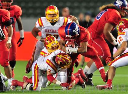 Thumbnail 3 in Oakdale vs. Serra ( CIF State D2 Final) photogallery.