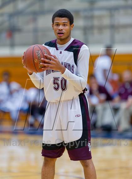 Thumbnail 1 in Rowe @ Highlands (NISD Boys Basketball Tournament) photogallery.