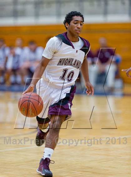 Thumbnail 1 in Rowe @ Highlands (NISD Boys Basketball Tournament) photogallery.