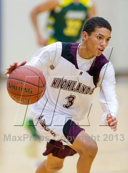 Thumbnail 1 in Rowe @ Highlands (NISD Boys Basketball Tournament) photogallery.